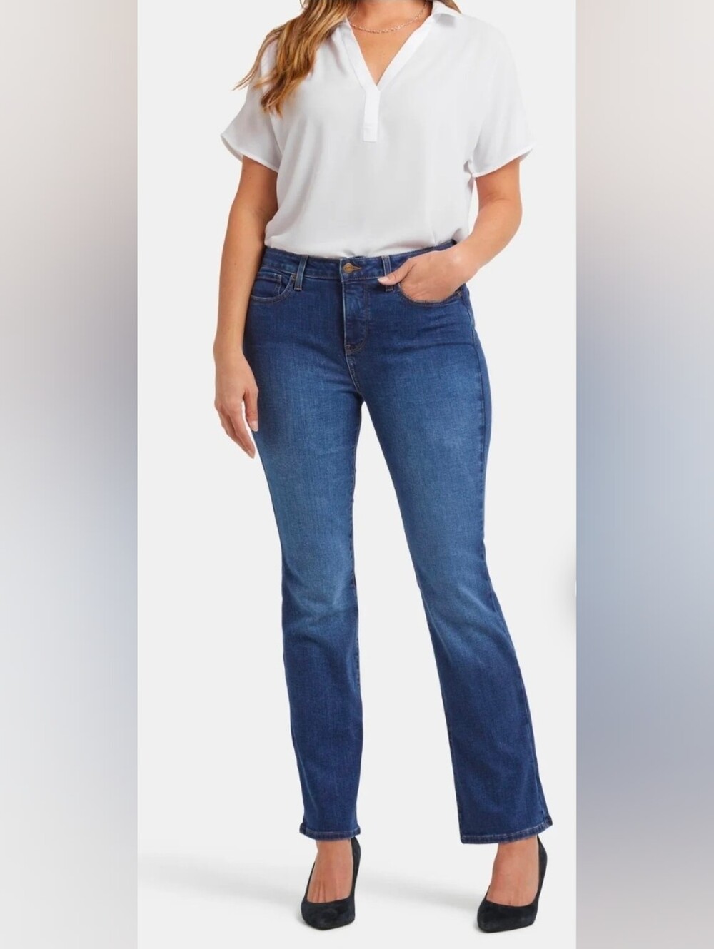 NYDJ Barbara Bootcut Jeans, NWT, Size 8P